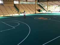 Resurfaced ABBA (Antigua and Barbuda Basketball Association) basketball court and replaced hoops at JSC Sports Complex in Piggotts, Antigua and Barbuda.