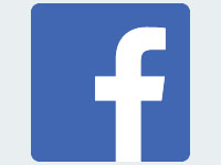 Facebook logo. See our latest on FB